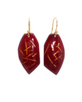 Earrings Ruby Red